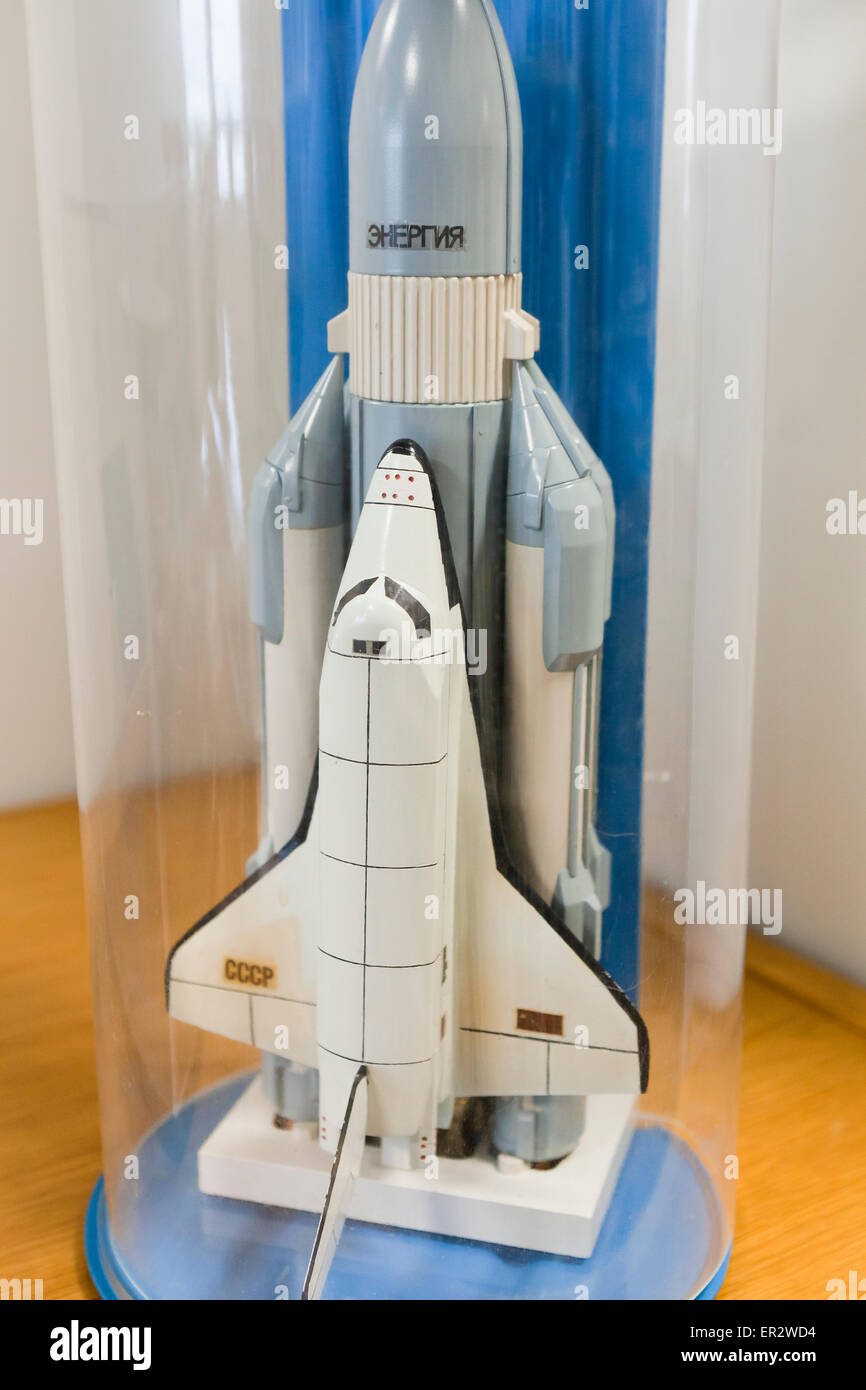 Buran (russo lo space shuttle) modello in scala Foto Stock