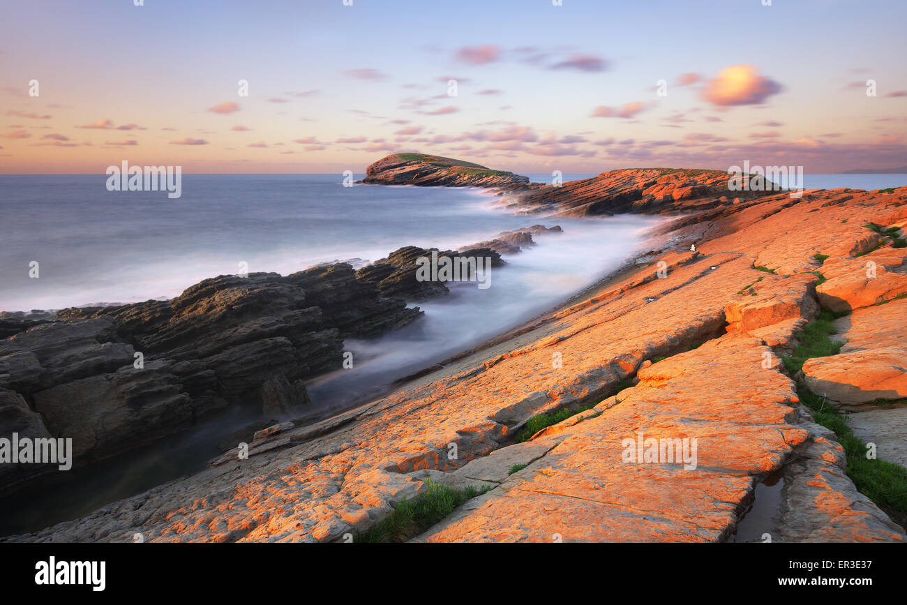 La balena di Sonabia. Cantabria Foto Stock