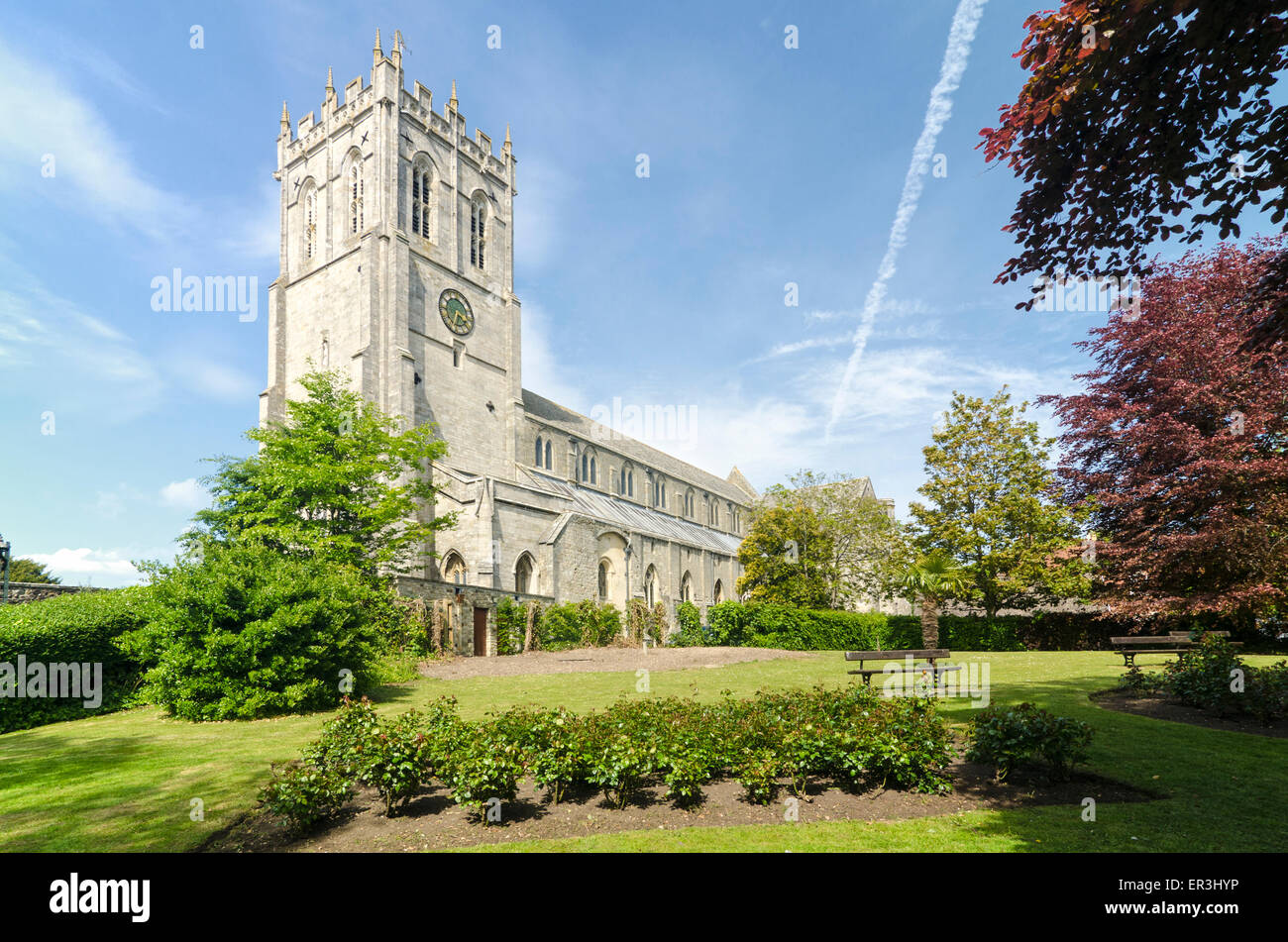 Christchurch Priory Dorset England Regno Unito Foto Stock
