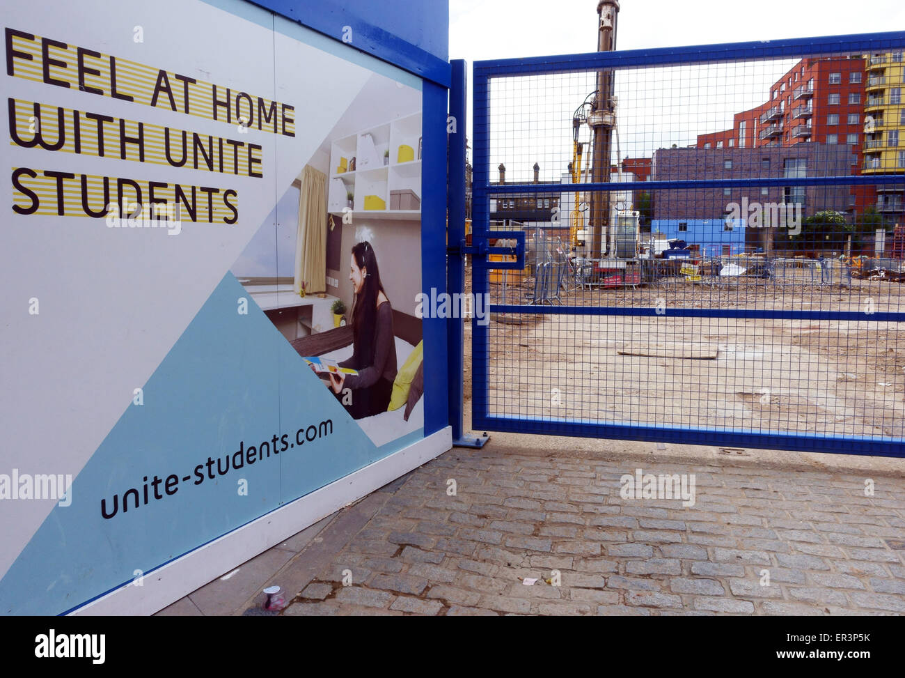 Nuovi alloggi per studenti essendo costruito da unire a Holloway, nord di Londra Foto Stock