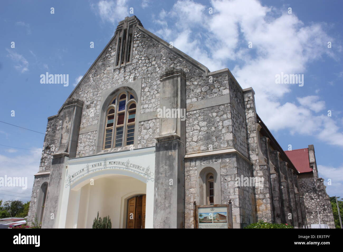 William Knibb Memorial Church in Falmouth, Giamaica Foto Stock