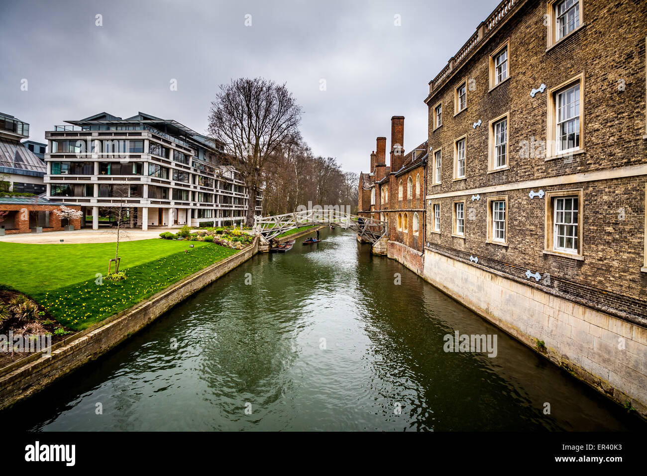 Ponte di matematica, a Cambridge Foto Stock