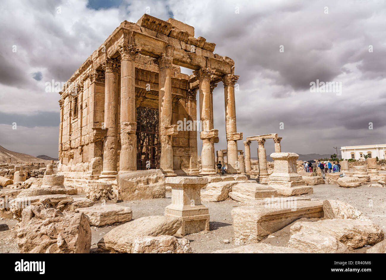 Tempio di Baal shamin Foto Stock