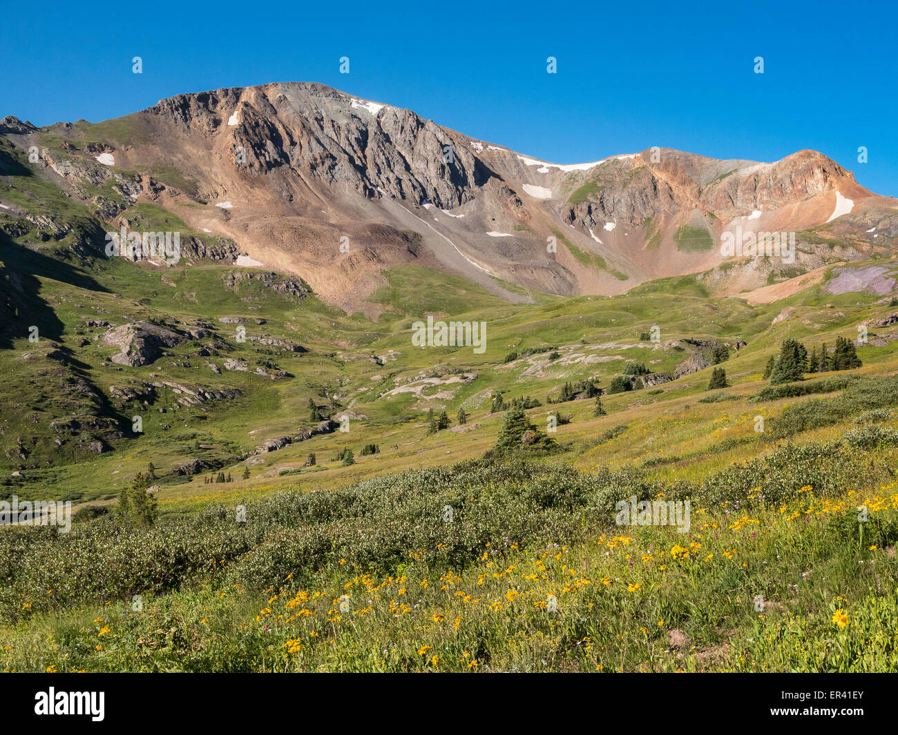 Passare alla cannella, Alpine Loop, Colorado. Foto Stock