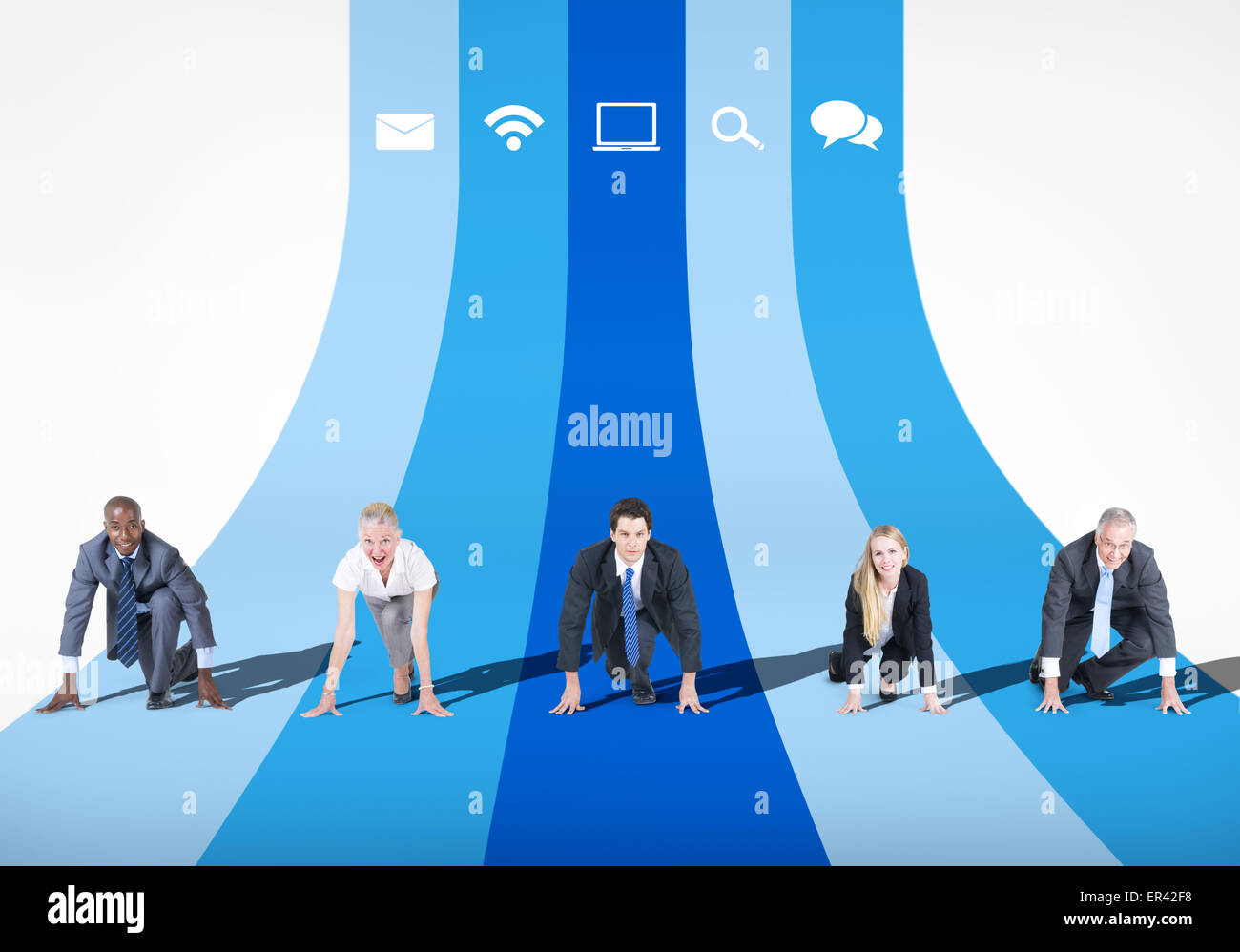 Concorrenza Foto Stock