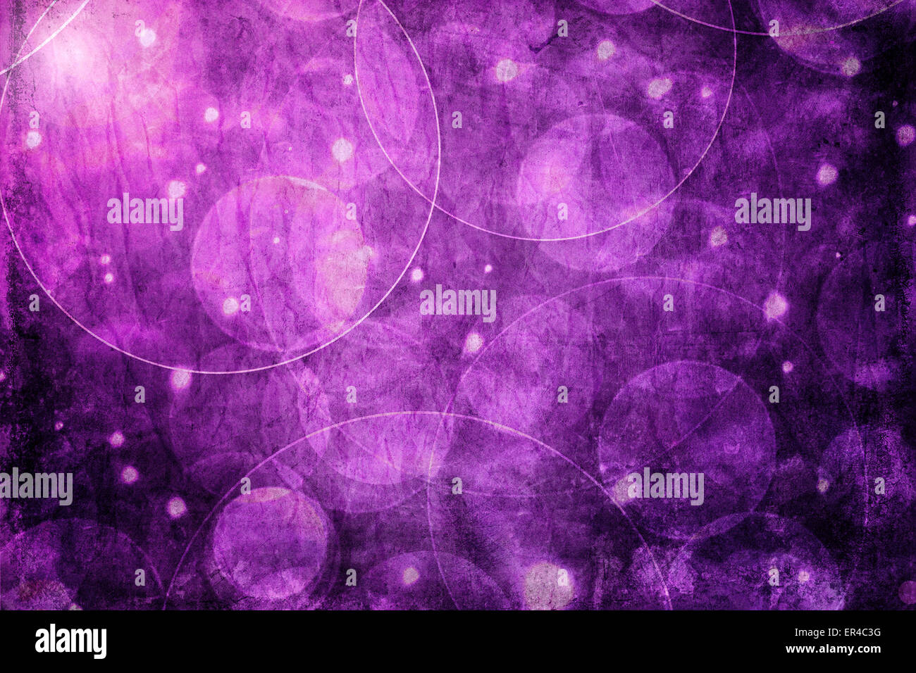 Abstract Full Frame viola sfondo bokeh di fondo Foto Stock