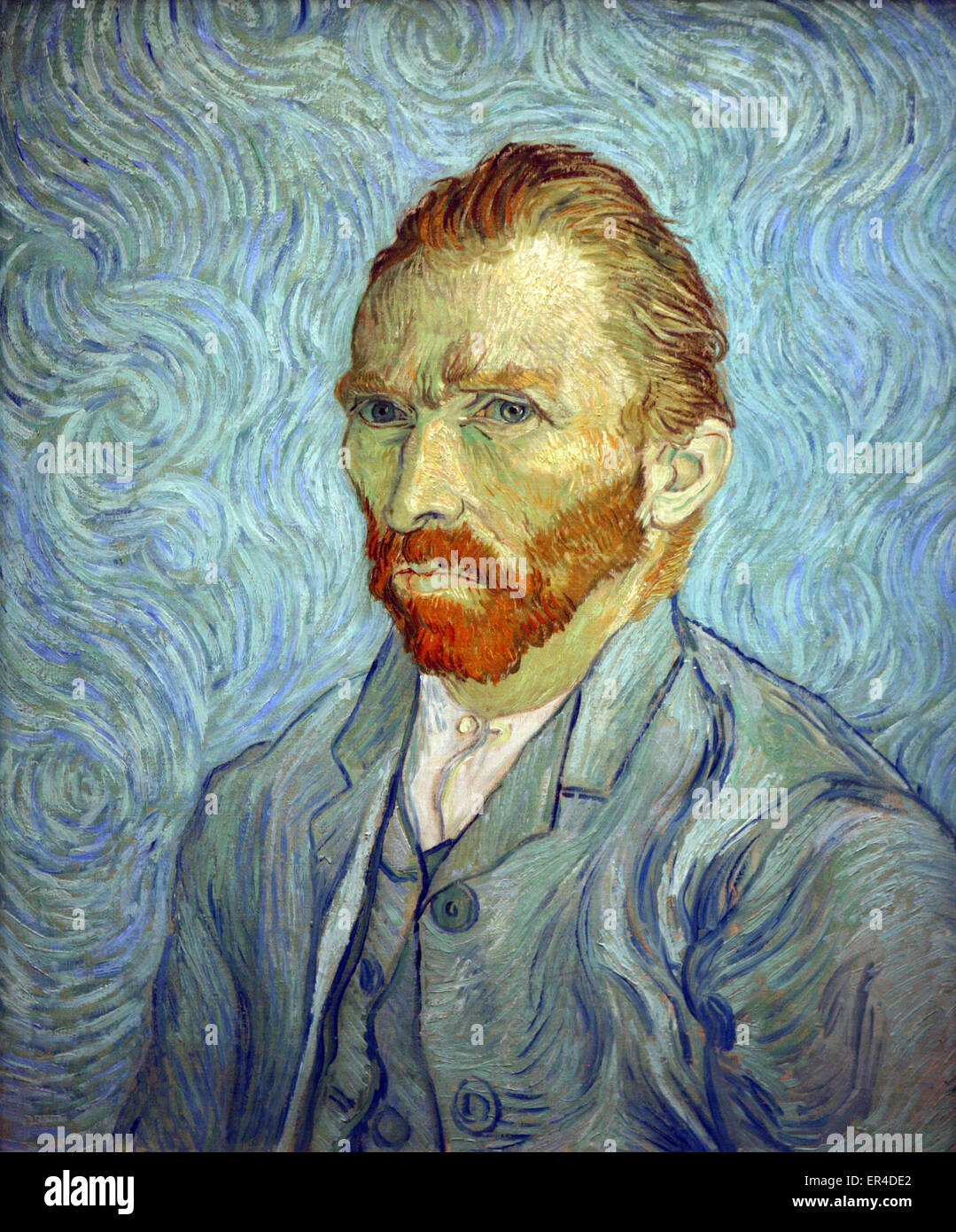 Ritratto Di Auto dell'artista Vincent Van Gogh Foto Stock