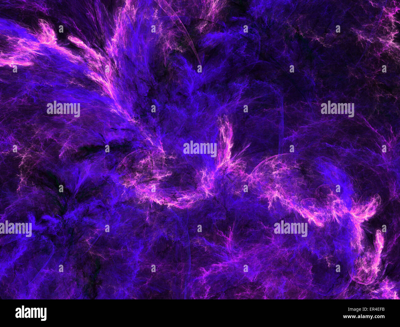 Forme astratte fatte di texture frattali. Foto Stock