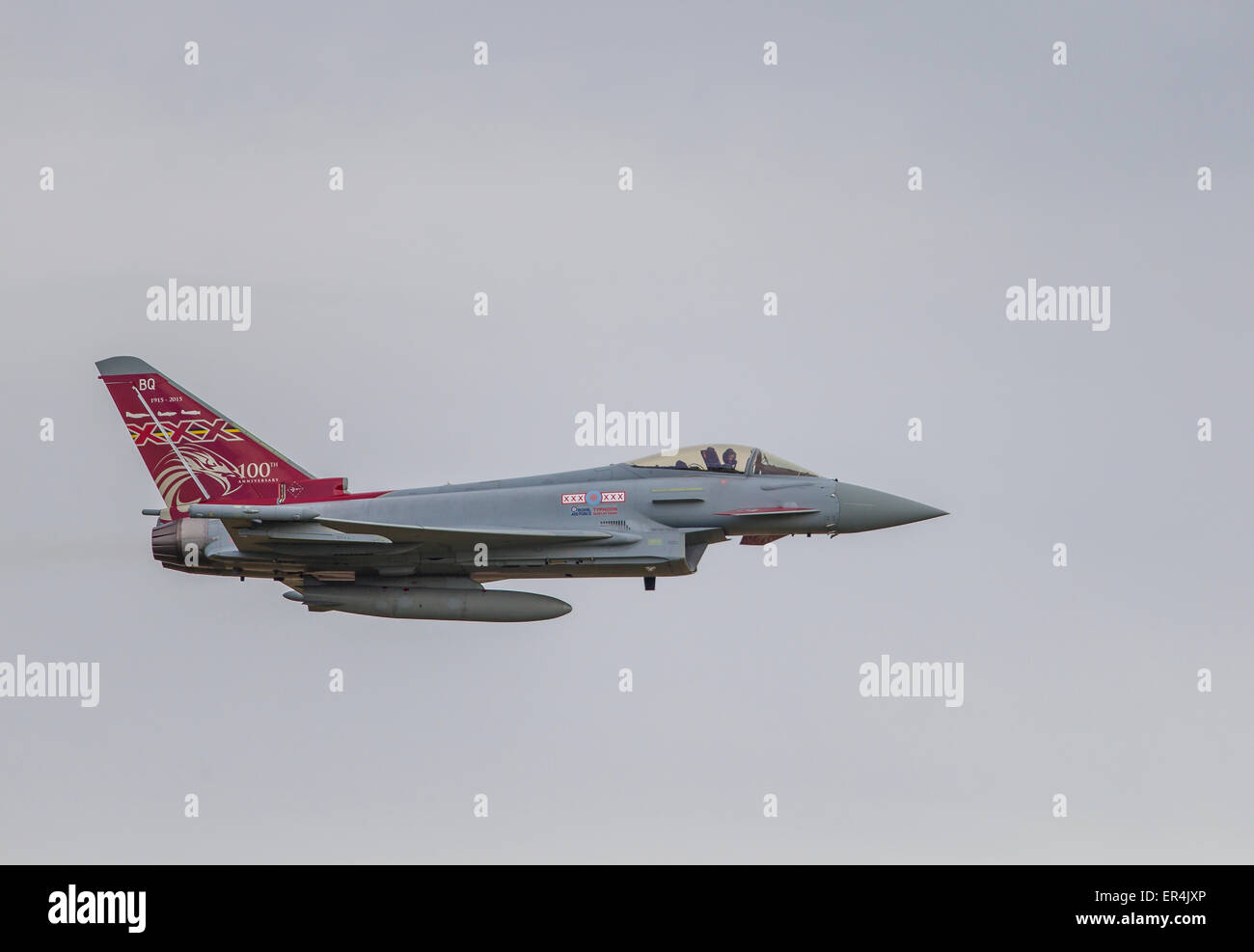 Eurofighter Typhoon FGR4, 29(R) Squadron, RAF Coningsby. Foto Stock