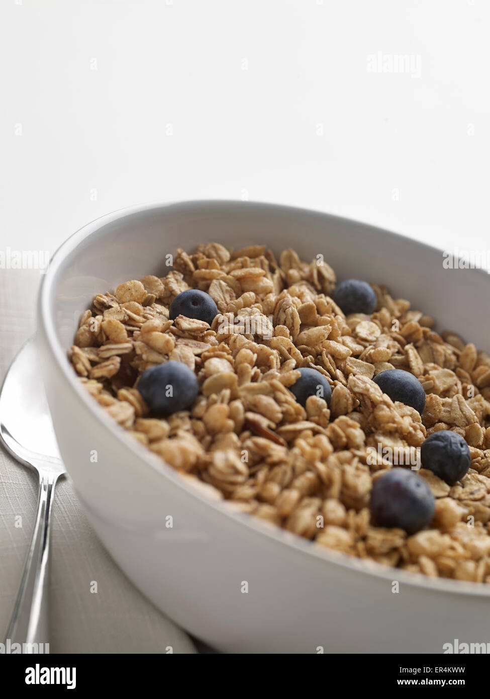 Ciotola di cereali granola Foto Stock