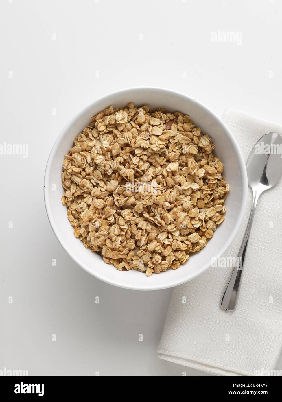 Ciotola di cereali granola Foto Stock