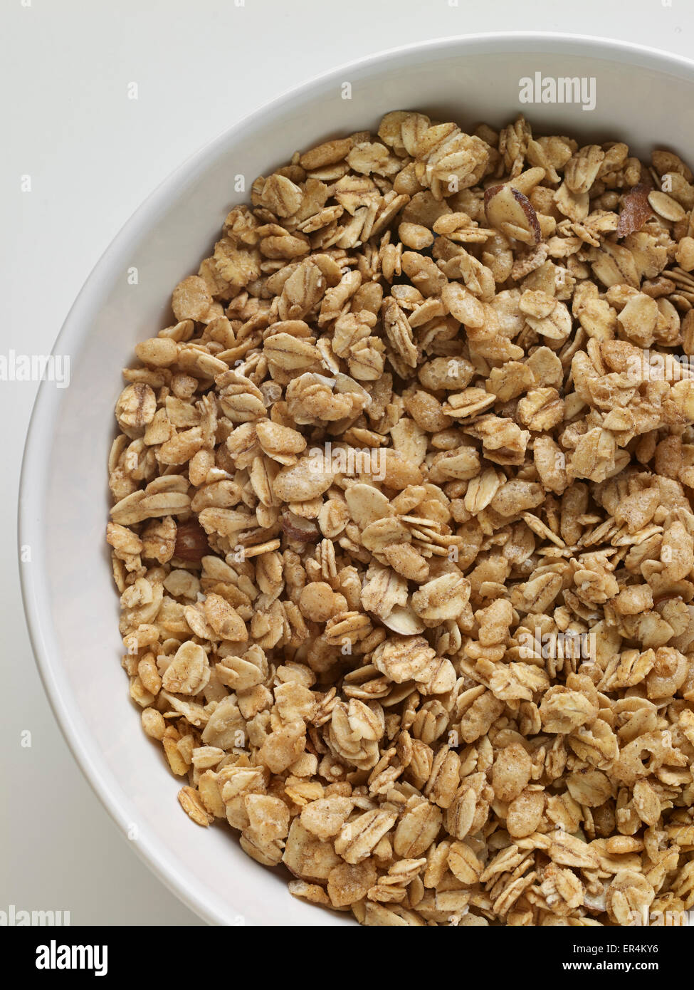 Ciotola di cereali granola Foto Stock