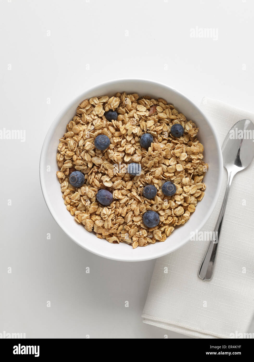 Ciotola di cereali granola Foto Stock