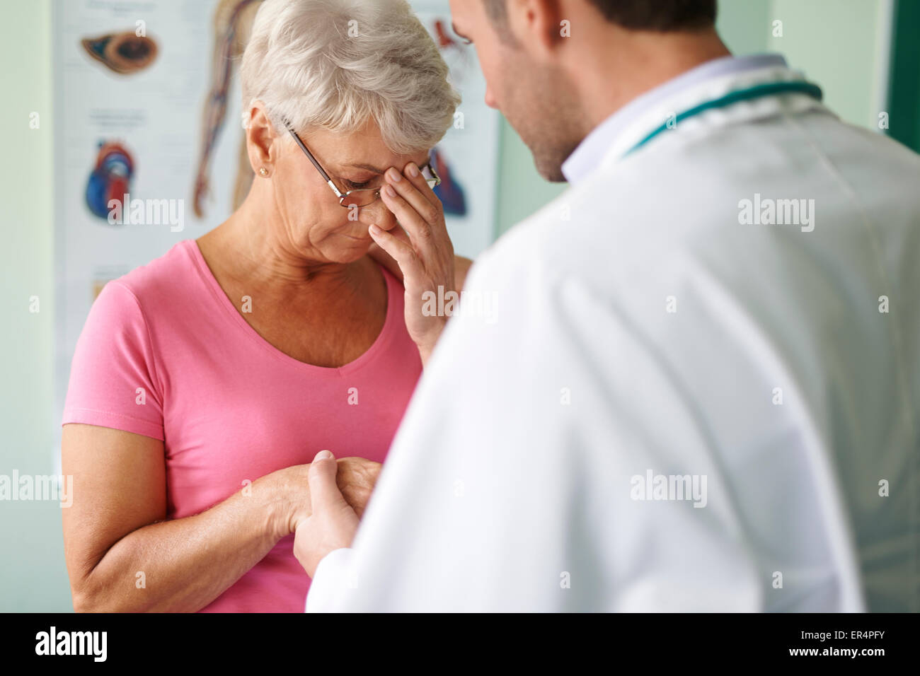 Io sono totalmente devastato da questa notizia. Debica, Polonia Foto Stock