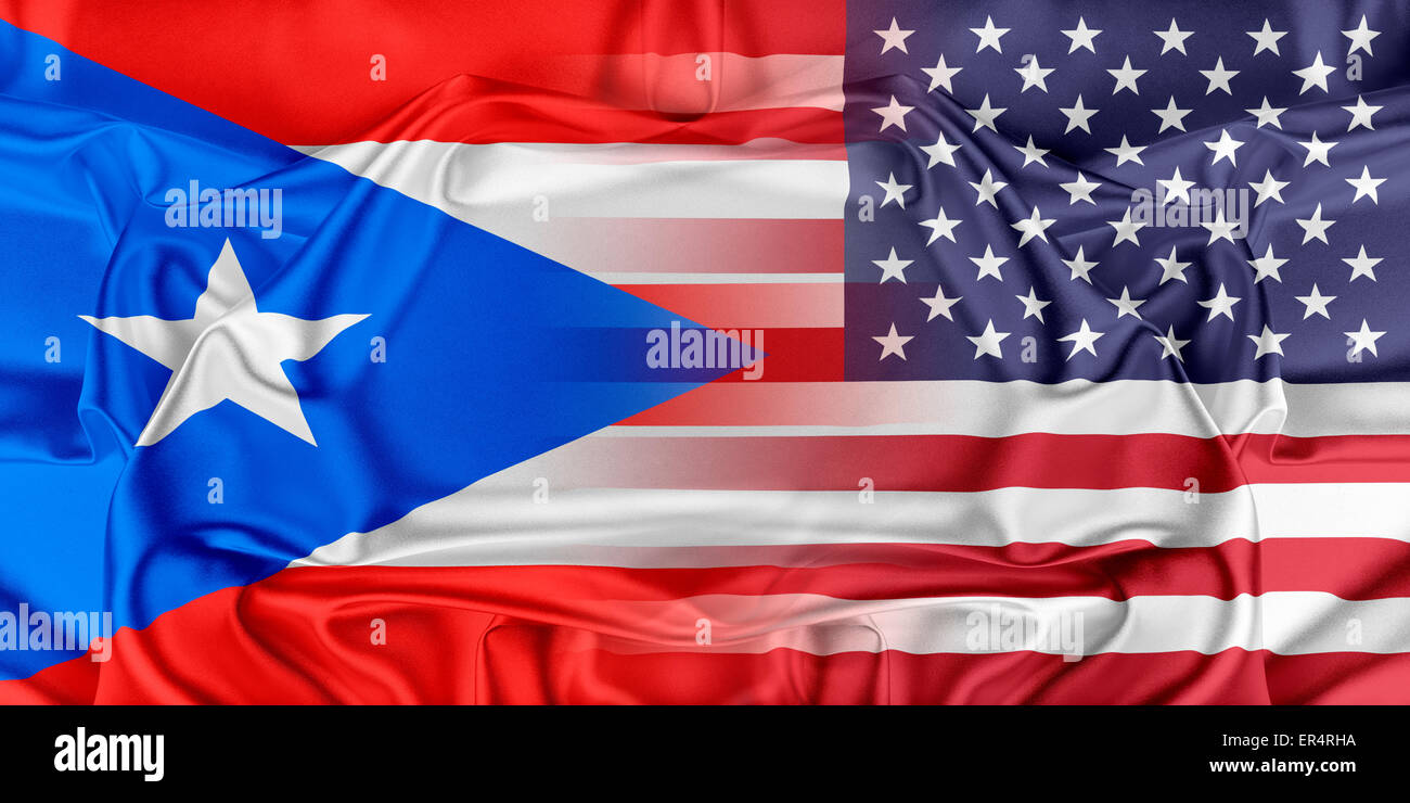 Stati Uniti e Porto Rico Foto Stock