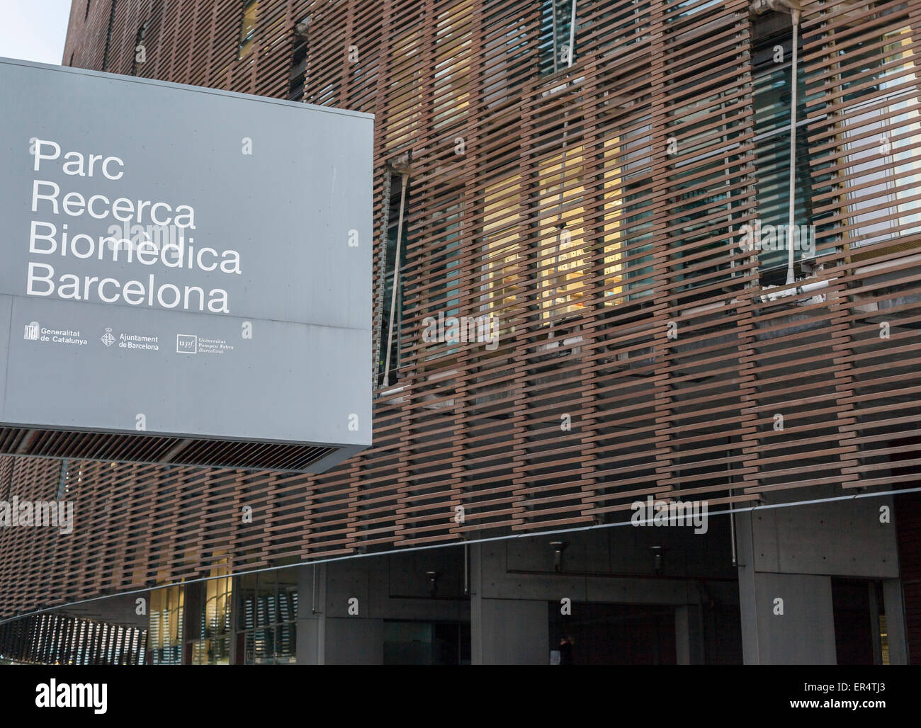 Barcellona.Parc Recerca biomedica. Foto Stock