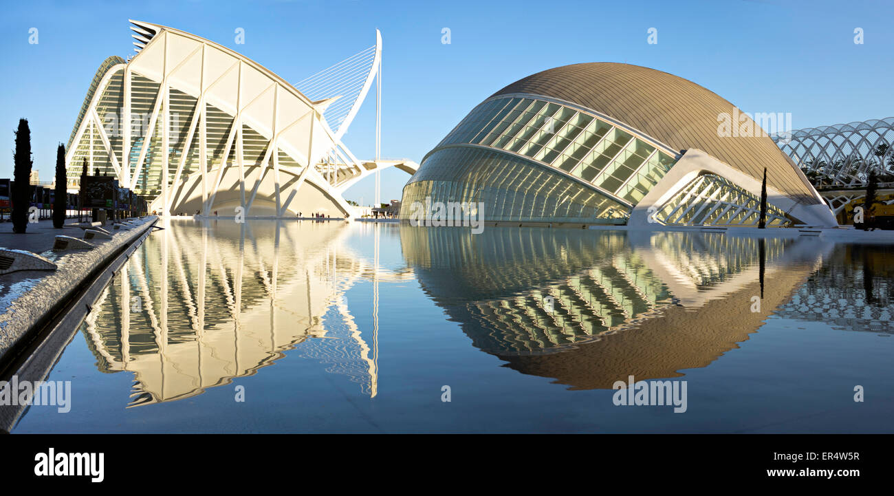 Ciudad de las Artes y las sciencas, Valencia, Spagna Foto Stock