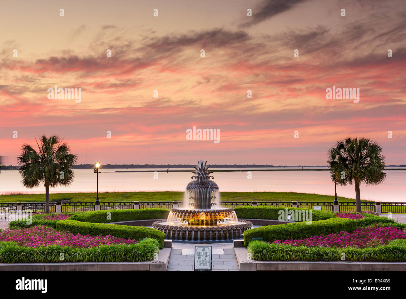 Charleston, Carolina del Sud, Stati Uniti d'America a Waterfront Park. Foto Stock