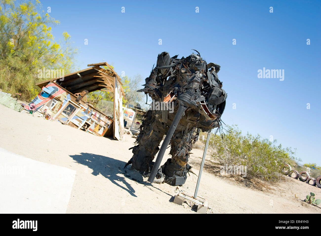 Oriente Gesù, Lastra Città, Niland, California, Stati Uniti d'America. Foto Stock