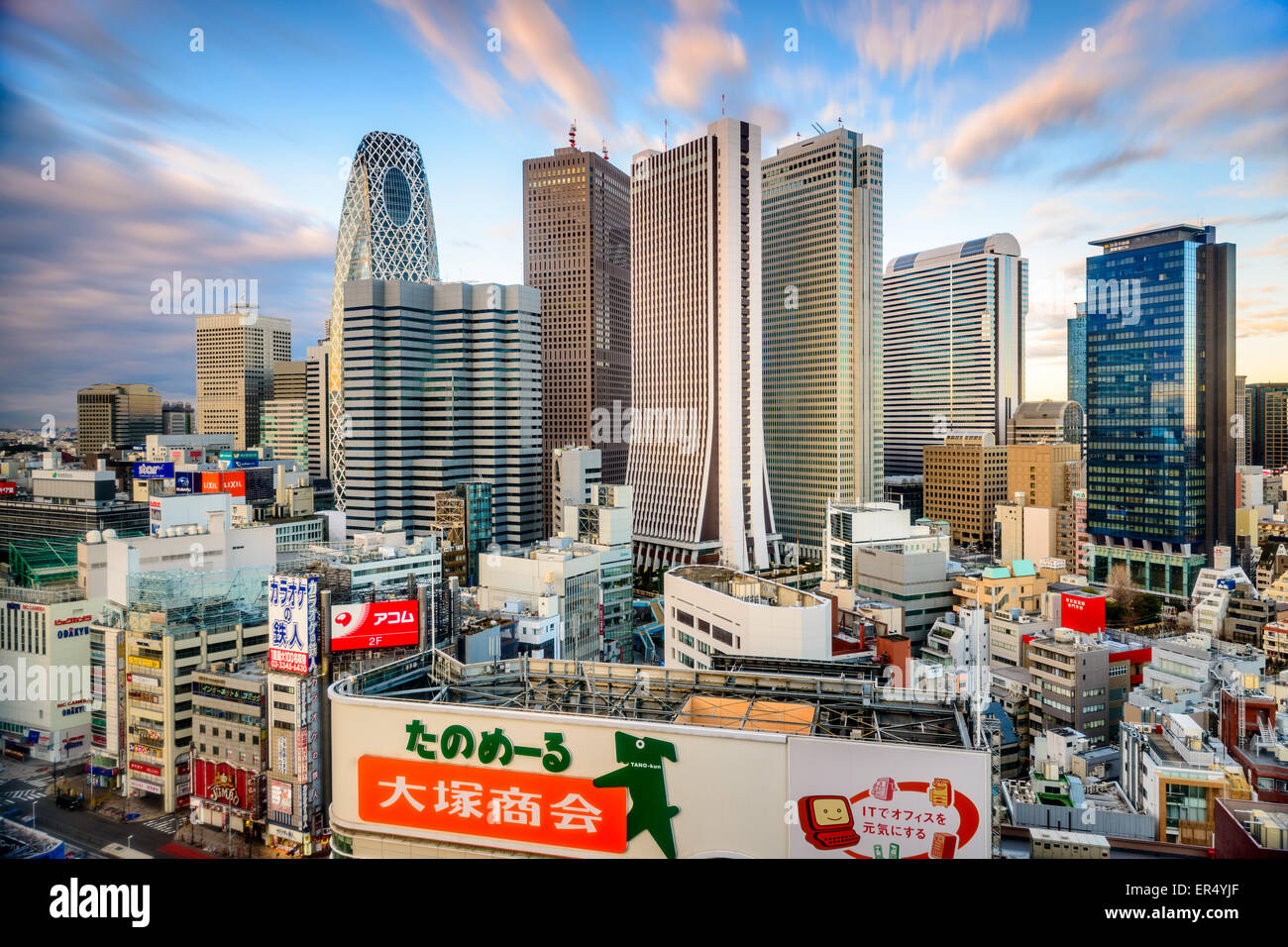TOKYO - MARZO 15, 2014: West Shinjuku grattacielo distretto di Tokyo. Foto Stock