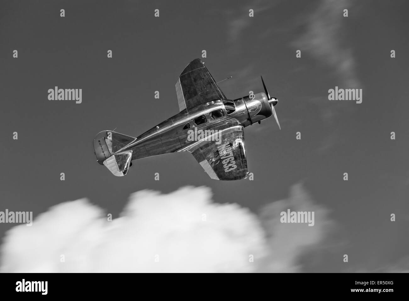 Spartan 7W aeromobili Executive presso la collezione Shuttleworth VE Airshow di giorno, Old Warden Aerodrome, 3 maggio 2015 Foto Stock