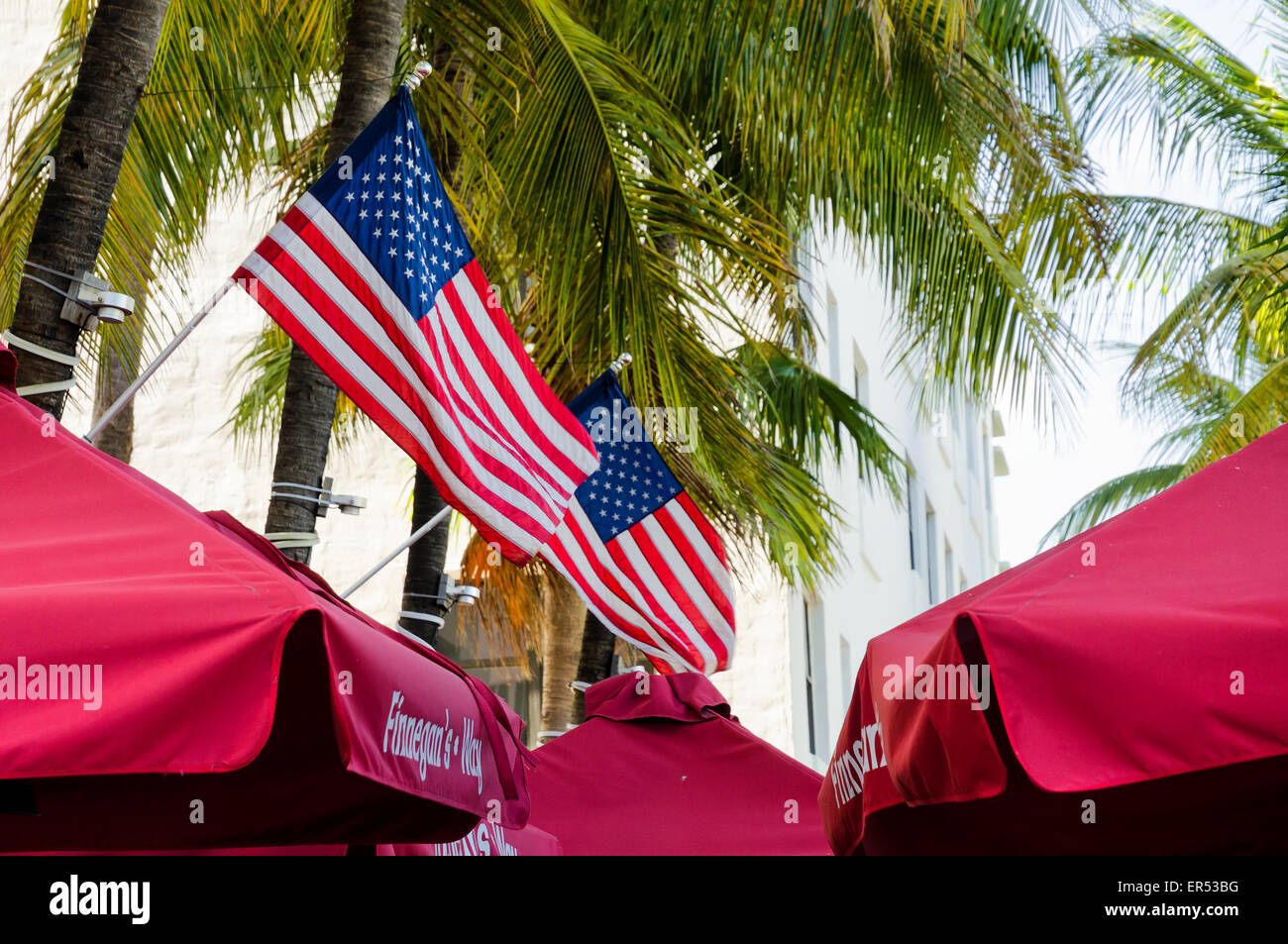Miami Beach, Florida City View nella luce del giorno Foto Stock