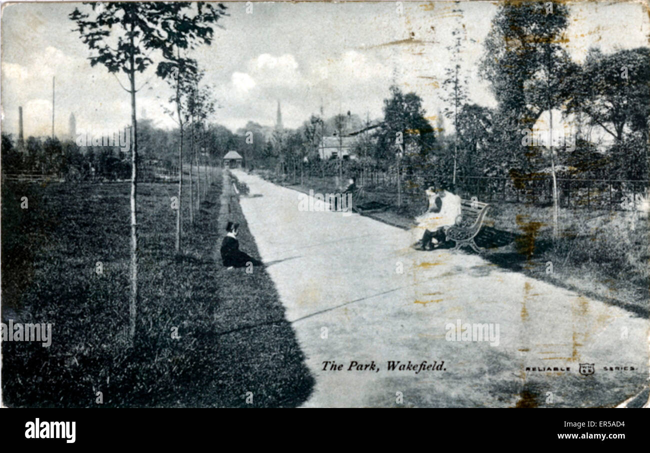 The Park, Wakefield, Yorkshire Foto Stock