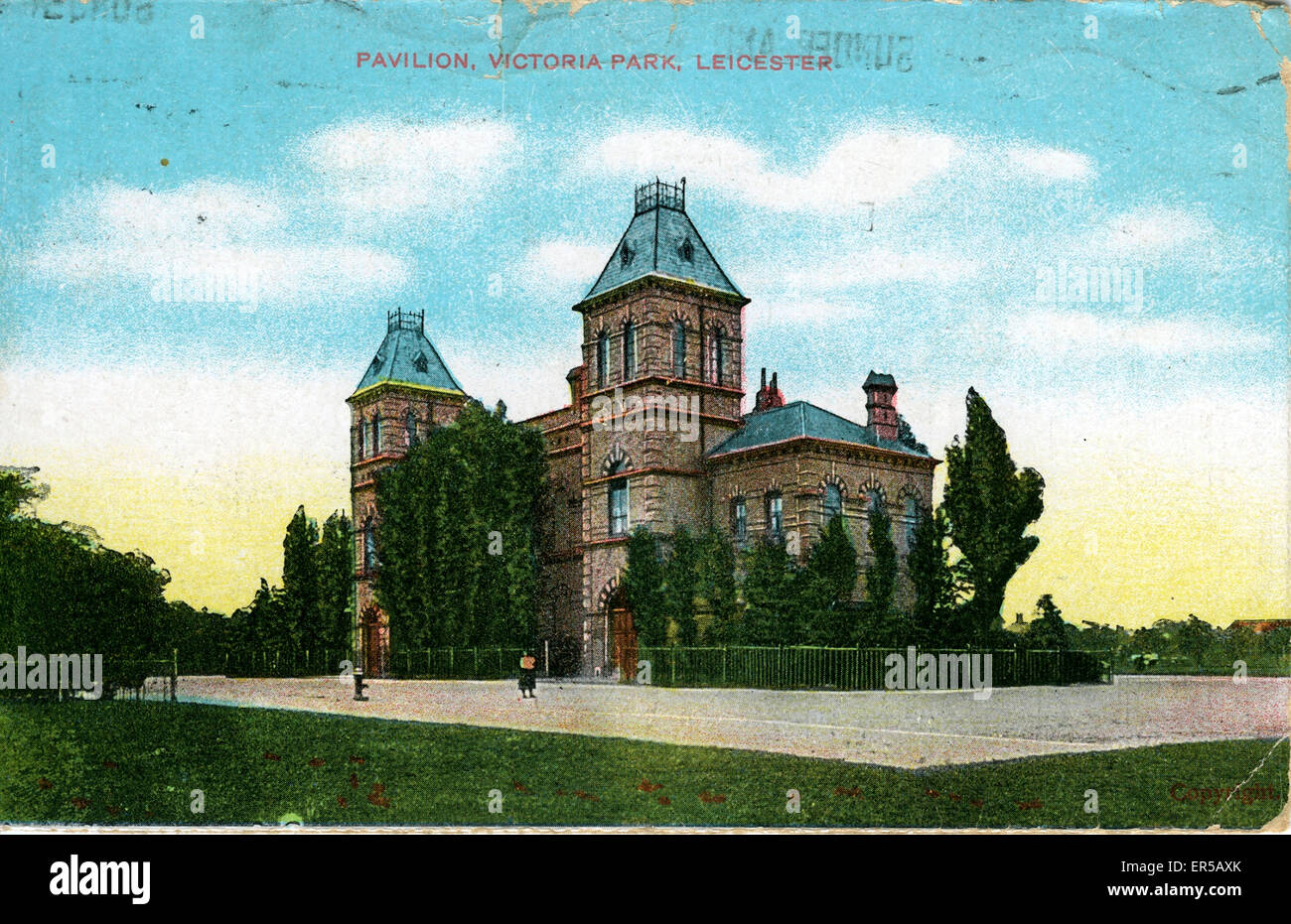 The Pavilion, Victoria Park, Leicestershire Foto Stock