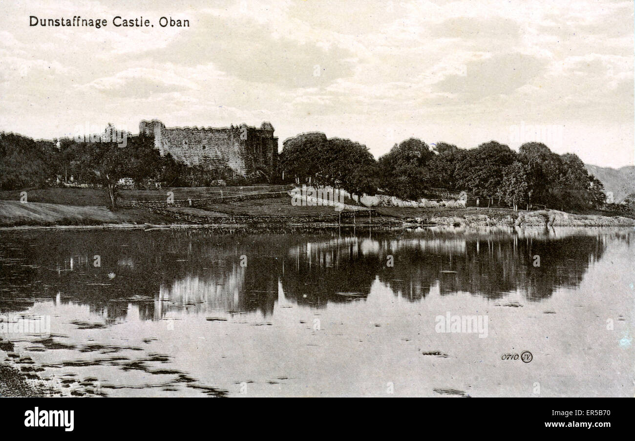 Dunstaffnage Castle, Oban, Argyllshire Foto Stock