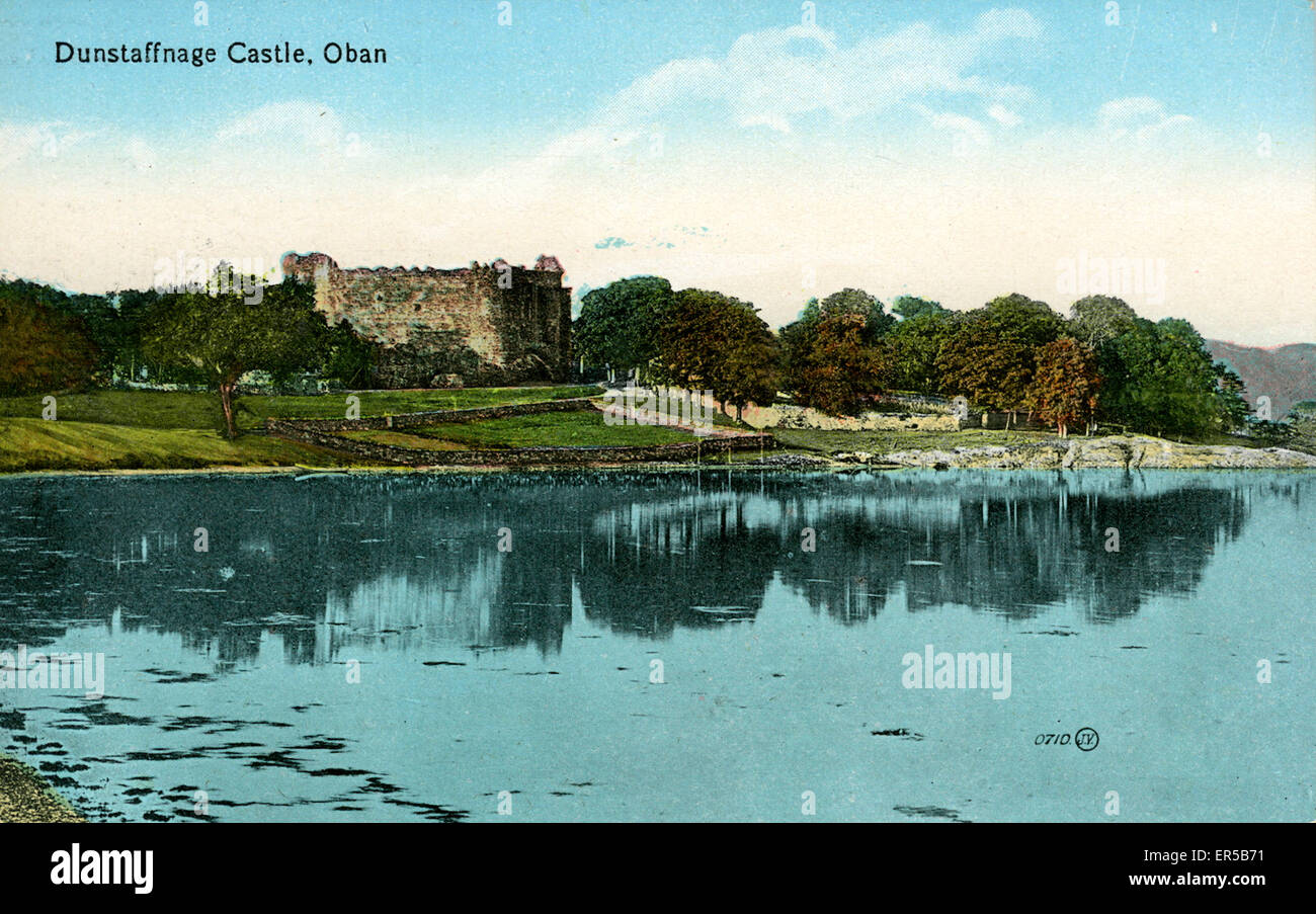 Dunstaffnage Castle, Oban, Argyllshire Foto Stock