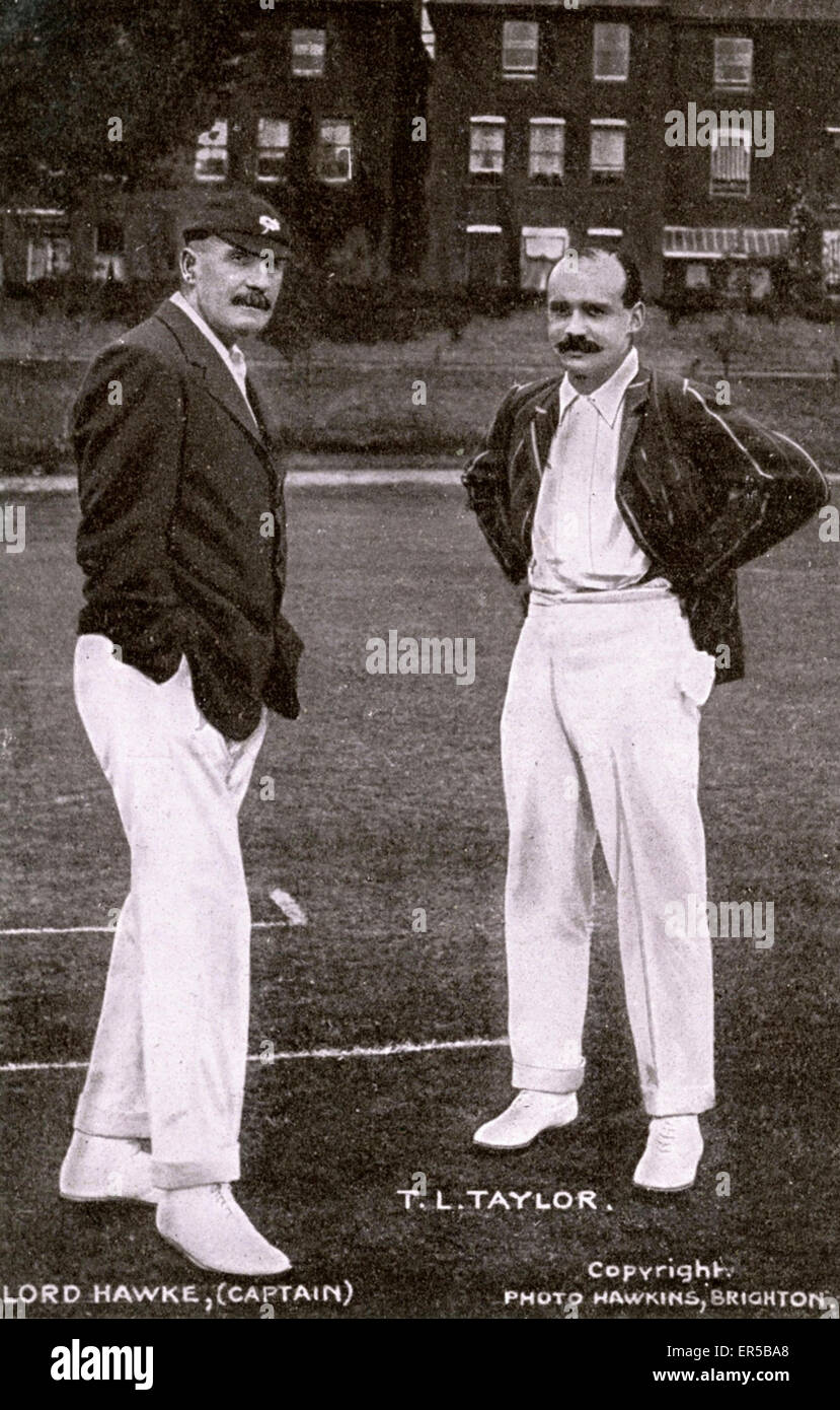 Cricketers Hawke & Taylor Foto Stock