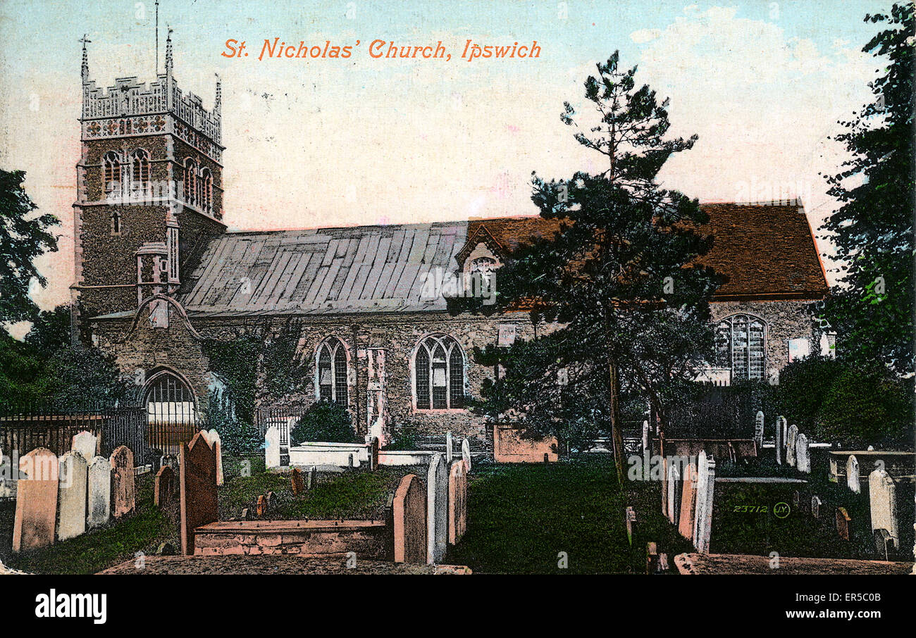 Chiesa di San Nicola, Ipswich, Suffolk Foto Stock
