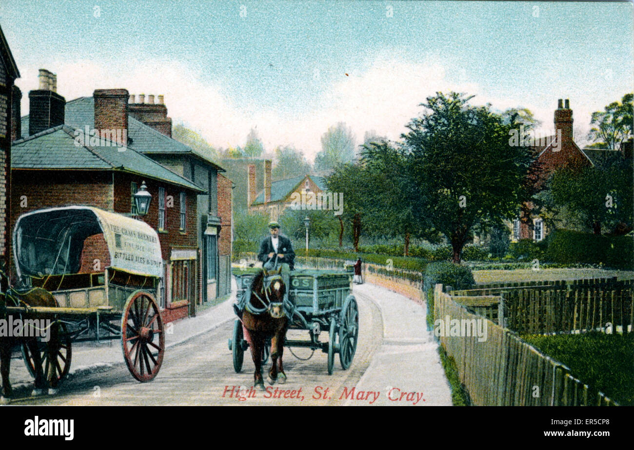 High Street, St Mary Cray, Kent Foto Stock