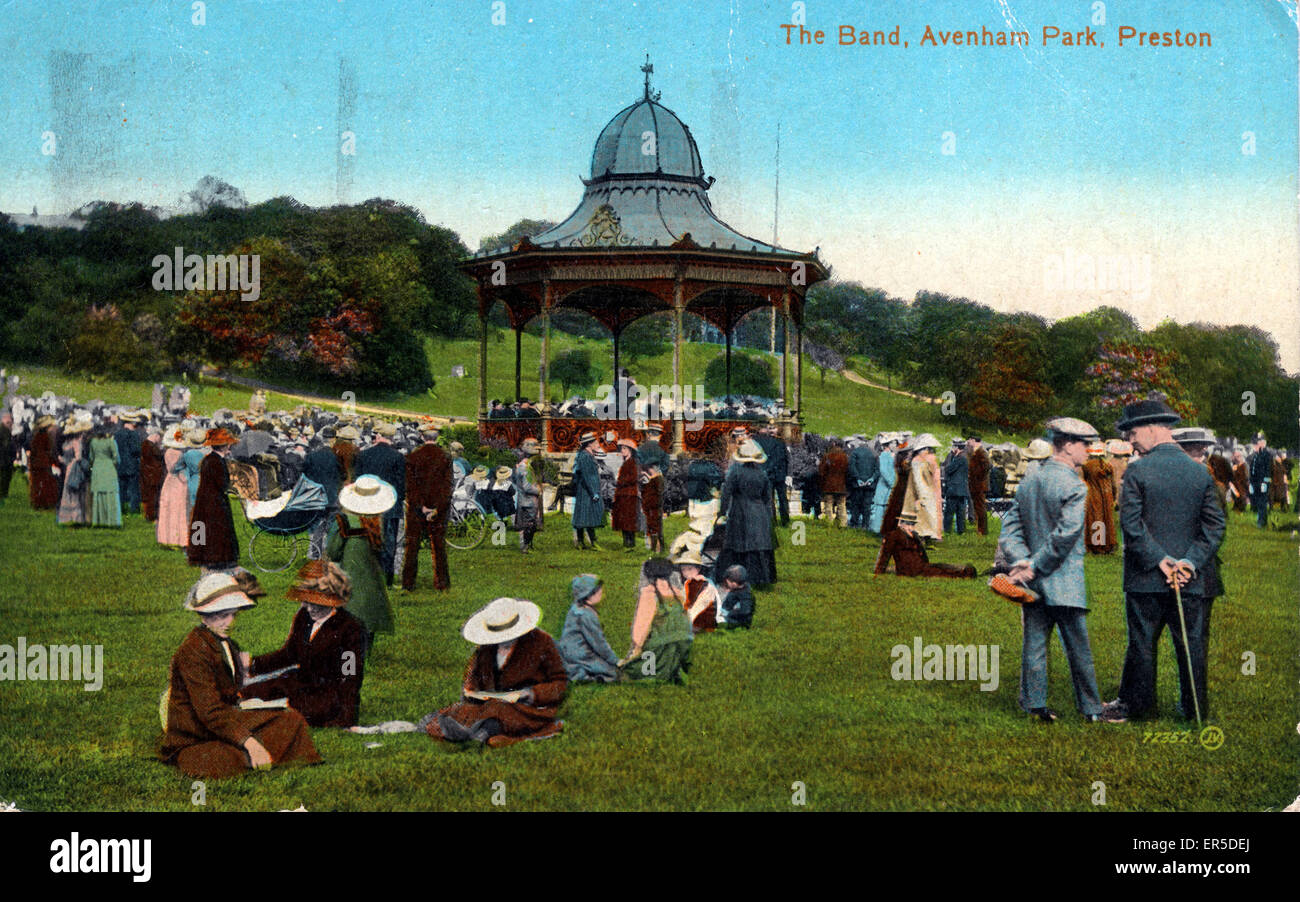 Parco Avenham, Preston, Lancashire Foto Stock