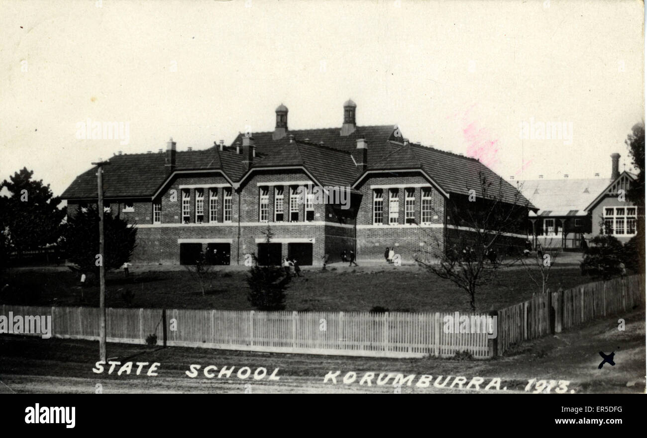 Scuola di Stato, Korumburra, Victoria Foto Stock