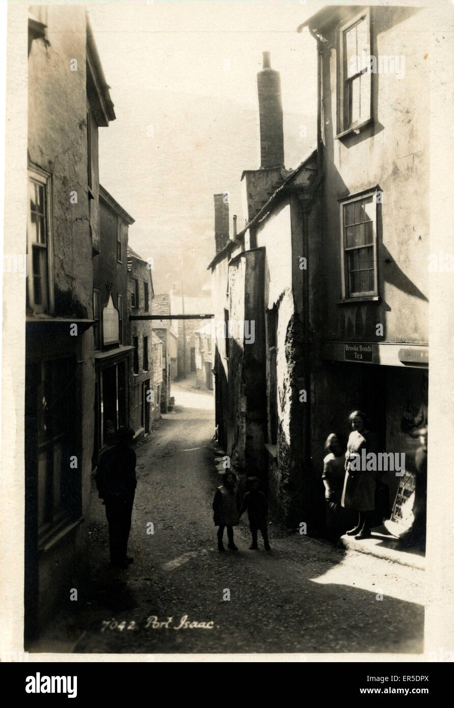 Via, Port Isaac, Cornovaglia Foto Stock