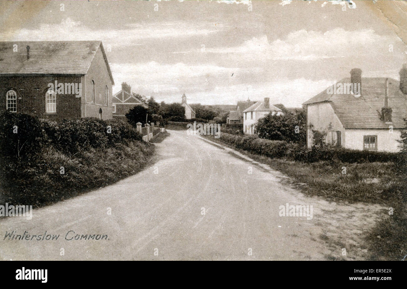 Il Comune, Winterslow, Salisbury, vicino Buckholt, Wiltshire, Inghilterra. 1929 Foto Stock