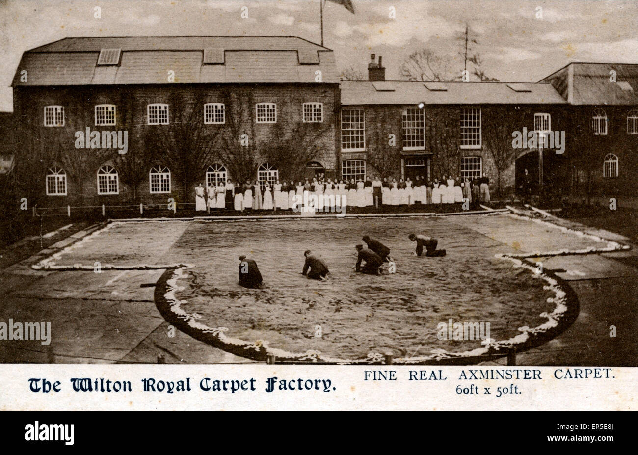 Axminster Carpet Factory, Wilton, Wiltshire Foto Stock