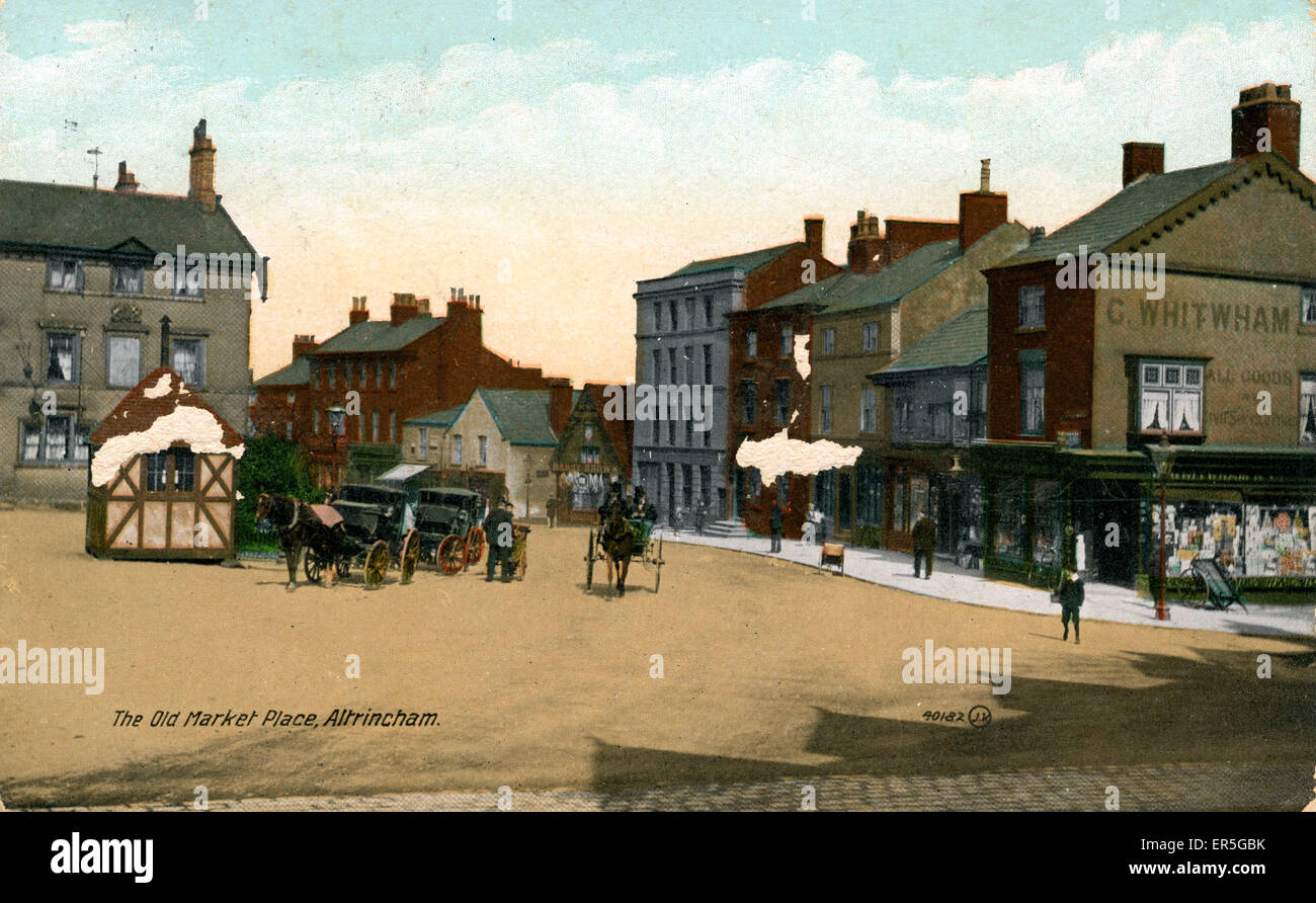 Old Market Place, Altrincham, Cheshire Foto Stock