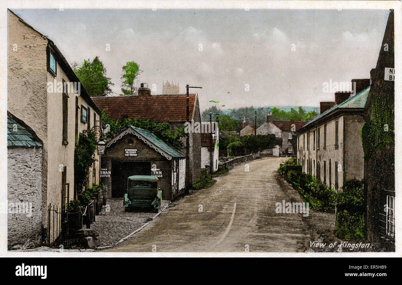 The Village, Kingston St Mary, Somerset Foto Stock