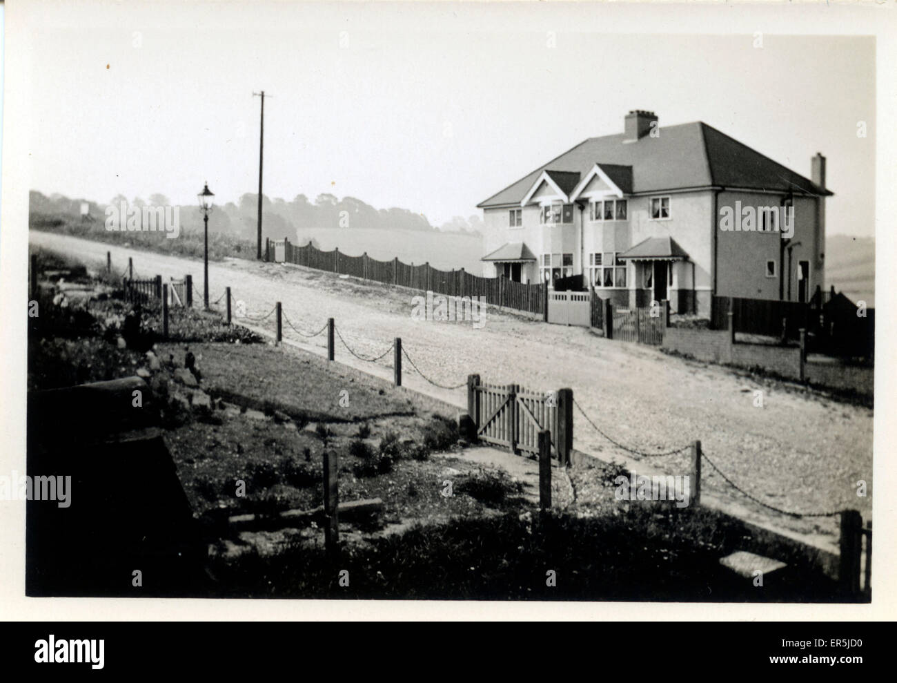 Case semi indipendenti, Coulsdon, Surrey Foto Stock