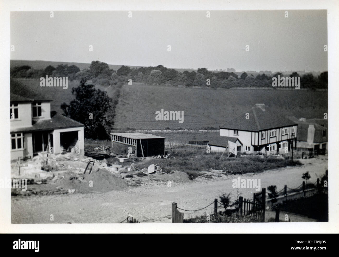 Case semi indipendenti, Coulsdon, Surrey Foto Stock