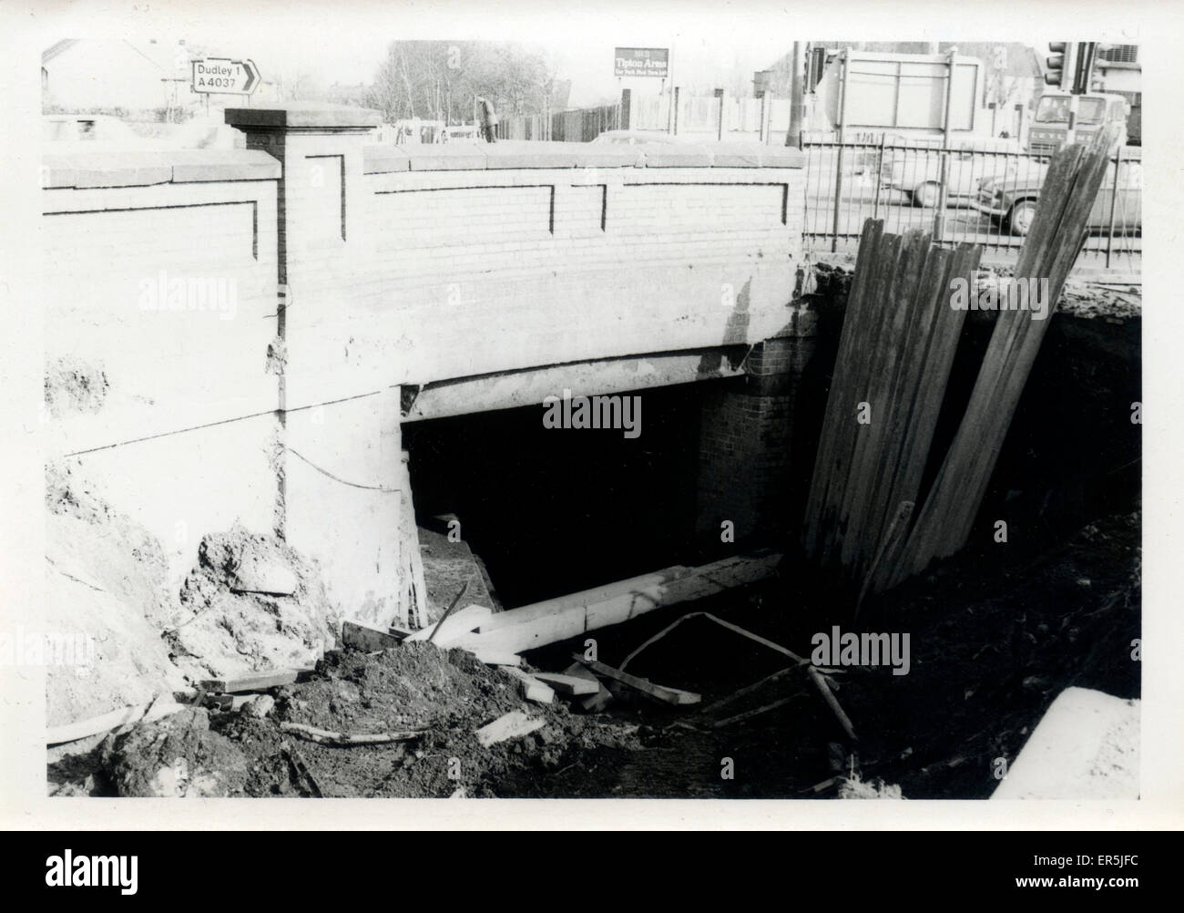 Canal Bridge, Tipton Green, Worcestershire Foto Stock