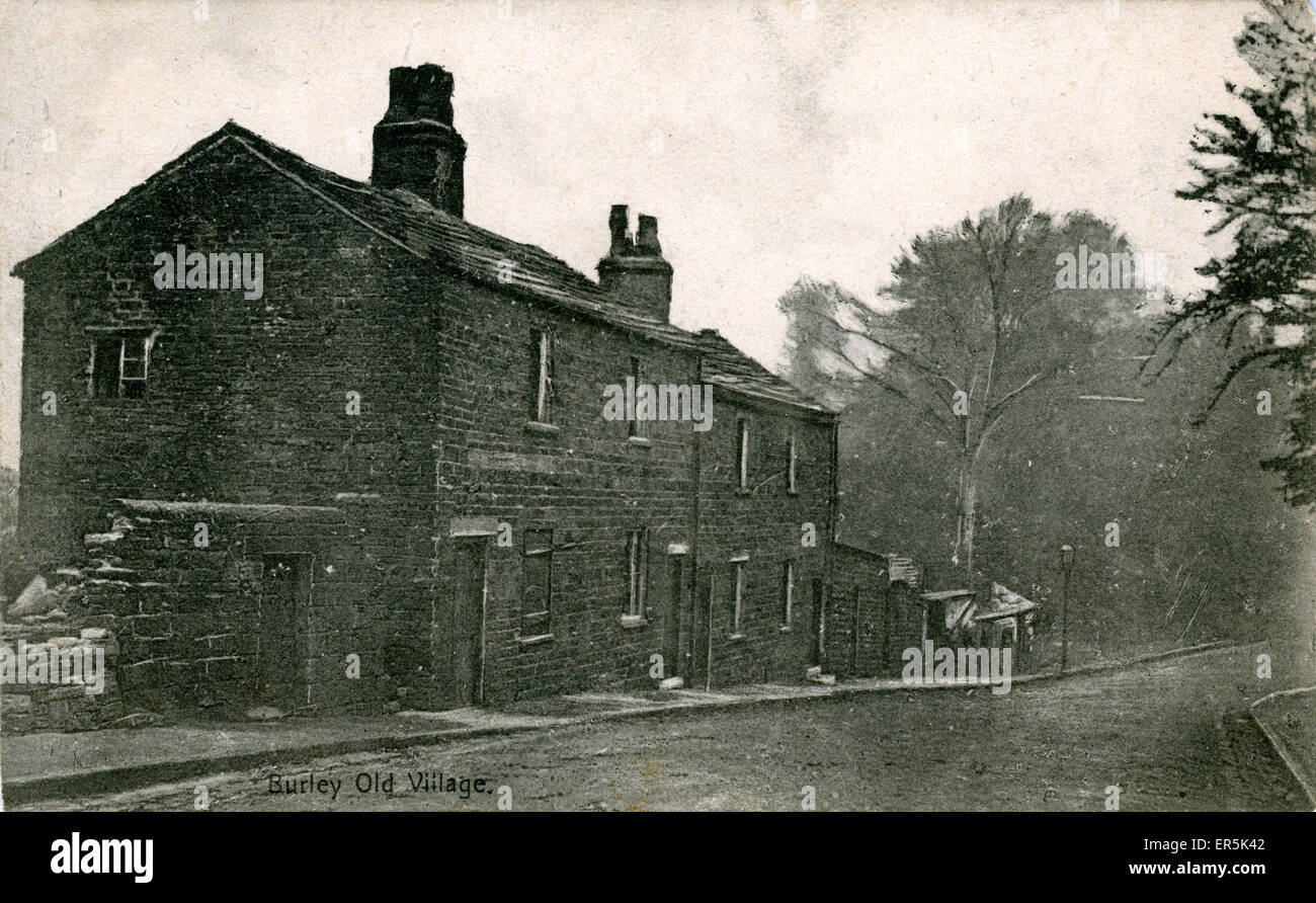 Old Village, Burley, Leeds, Inghilterra Foto Stock