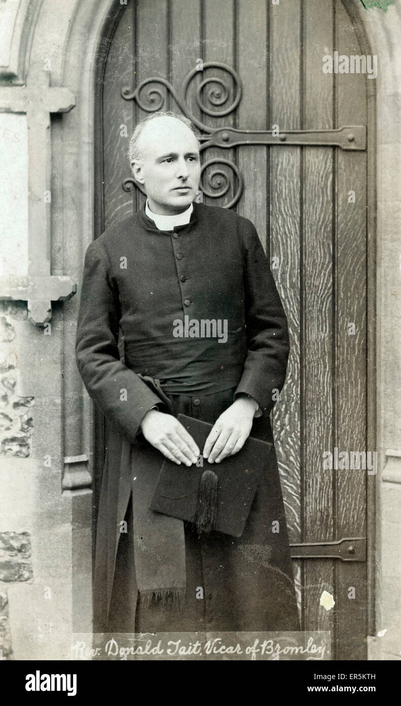 Revd Donald Tait, Bromley, Inghilterra Foto Stock