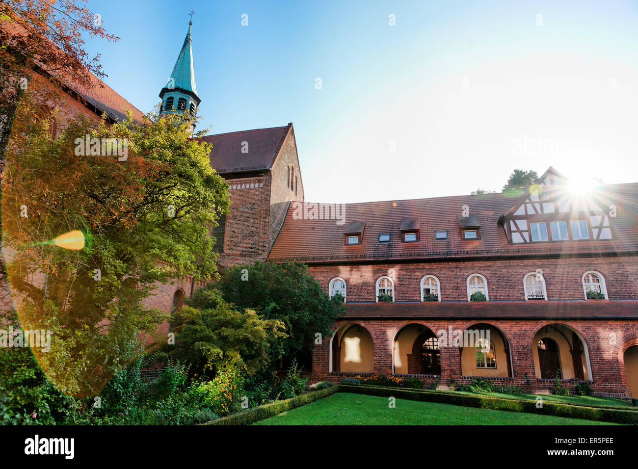 Abbazia Lehnin, Potsdam-Mittelmark, Brandeburgo, Germania Foto Stock