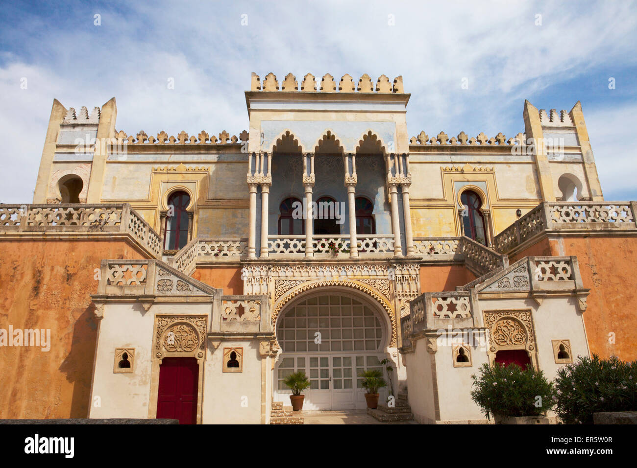 Villa Sticchi a Santa Cesarea Terme, in provincia di Lecce, Puglia, penisola salentina, Italia, Europa Foto Stock