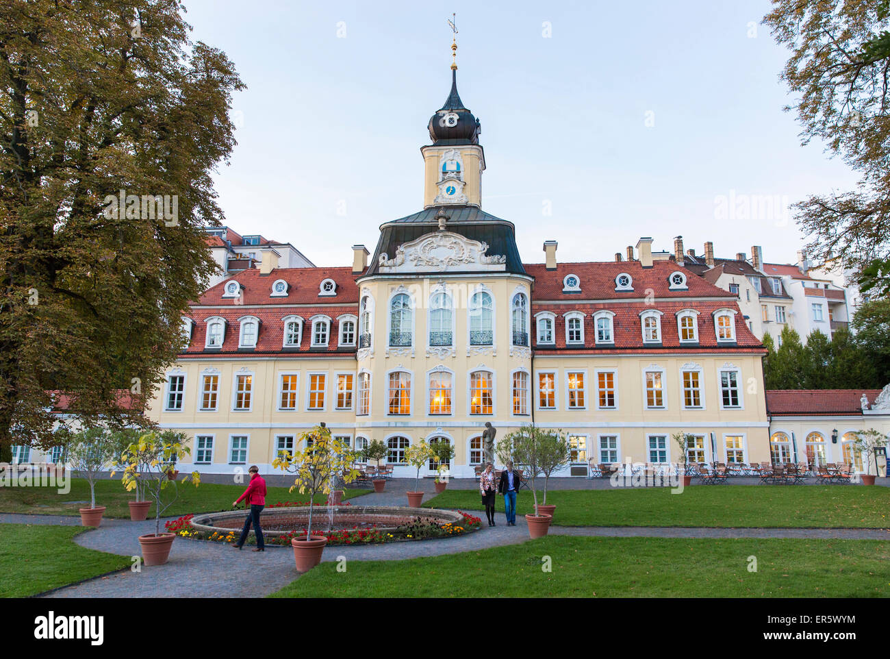 Il castello di Gohlis, Lipsia, Sassonia, Germania Foto Stock