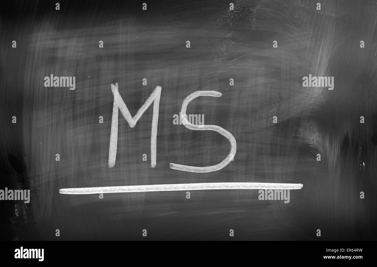 La sclerosi multipla Concept Foto Stock