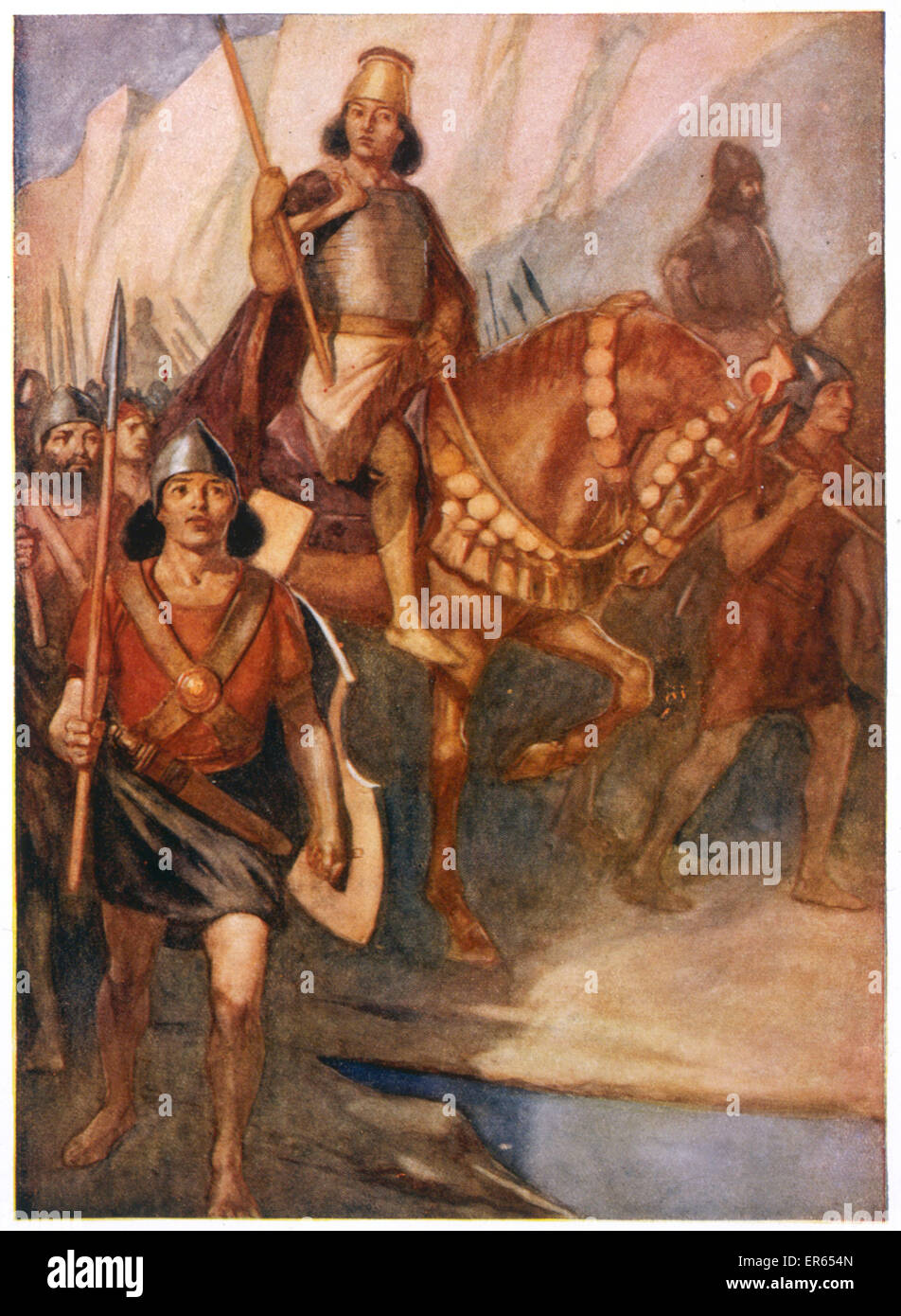 Ciro II (grande) rovesciò Creso " regno di Lidia. Ha portato a buon fine un conquista di Babilonia (539) e liberati i prigionieri ebrei. C.585 - C.529 BC Foto Stock